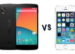 Nexus 5 và iPhone 5S: Anh tài đối đầu!