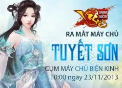 Ngạo Kiếm Vô Song tặng giftcode máy chủ mới Tuyết Sơn