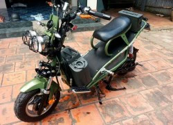 Nông dân Đồng Tháp độ Honda Zoomer phong cách nhà binh