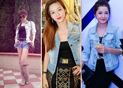 Rộn ràng ngày thu cùng áo khoác denim