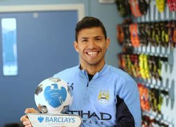 Sergio Aguero giật giải xuất sắc nhất tháng 10