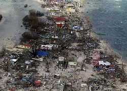 Siêu bão Hải Yến gây ngập cao 5 m tại Tacloban