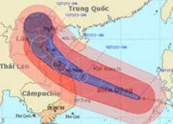 Siêu bão thế kỷ HaiYan vào biển Đông