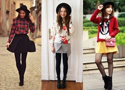 Street style của các tín đồ thời trang ngập tràn váy ngắn