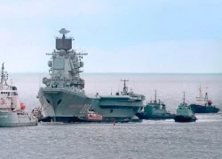 Tàu sân bay INS Vikramaditya lên đường về Ấn Độ