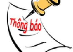 Thông báo độc đáo