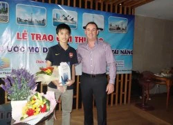 Trần Phan Anh đạt giải Nhất cuộc thi viết ước mơ du học