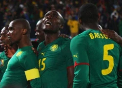 Tuyển Cameroon nhảy mừng vé dự World Cup