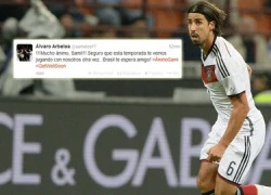 Twitter tràn ngập lời động viên Khedira