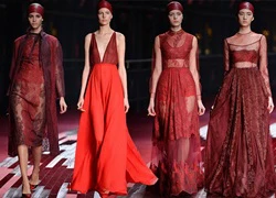 Valentino: Bản tuyên ngôn màu đỏ trên sàn diễn Thượng Hải