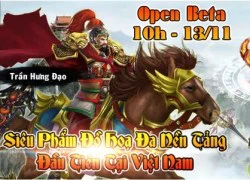 Võ Tướng chính thức công bố thời gian Open Beta vào 10h ngày 13/11