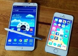 5 điểm Galaxy Note 3 đánh bại iPhone 5S