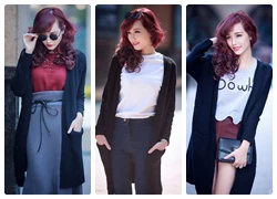 Ấm đẹp không cần dày cộm cùng cardigan dài