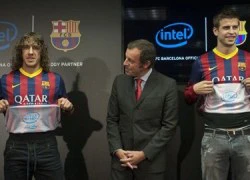 Barca ký hợp đồng quảng cáo siêu "dị" với Intel