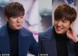 Biểu cảm "bối rối" của Lee Min Ho trước tình cảm fans Trung