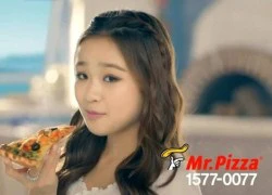 Bông hoa thể dục xứ Hàn nhí nhảnh trong loạt quảng cáo bánh Pizza