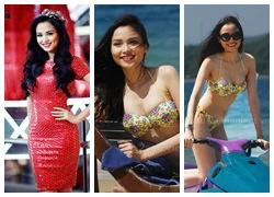 Bỏng mắt ngắm Diễm Hương diện bikini đến đồ đinh gợi cảm