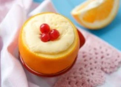 [Chế biến] - Bánh flan cam