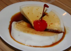 [Chế biến] - Bánh flan trái dừa