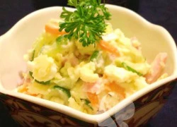 [Chế biến] - Salad khoai tây kiểu Nhật