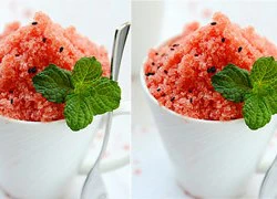 [Chế biến] &#8211; Sorbet dưa hấu vừng đen