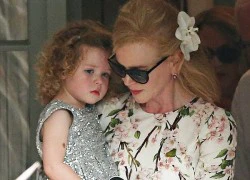 Con gái Nicole Kidman xinh như búp bê đi dự tiệc cùng mẹ