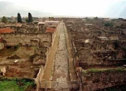 Di tích Pompeii ở Italy bị thiệt hại nặng vì mưa lớn