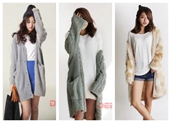 Diện cardigan dáng dài cực trendy