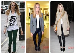 Diện đồ phong cách Cara Delevingne đến công sở