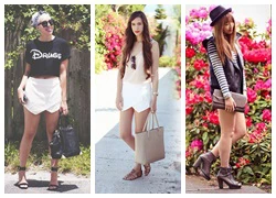 Diện skort yêu kiều trong nắng mùa đông