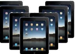 Dùng gậy sơn "câu" iPad