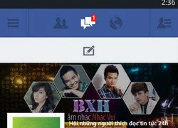 Facebook cho Windows Phone &#8220;push&#8221; thông báo tức thời