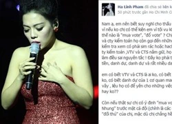 Hà Linh phản pháo vụ "đổ đống tiền mua bình chọn The Voice"