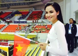 Hoa hậu Diễm Hương duyên dáng dự lễ khai mạc SEA Games