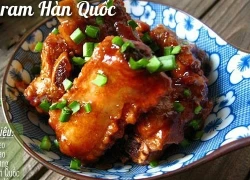 Lạ mà quen với thực đơn sườn ram hương vị Hàn Quốc