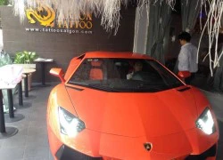 Lamborghini Aventador được trưng bày công khai tại Sài Gòn