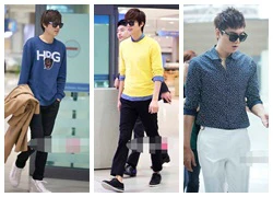 Lee Min Ho 'hớp hồn' fan nhờ style sân bay cực chất