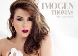 Lợi dụng Giáng sinh, Imogen Thomas tranh thủ khoe ngực "tràn trề"