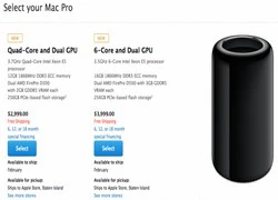 Mac Pro mới hoãn giao hàng sang tháng Hai