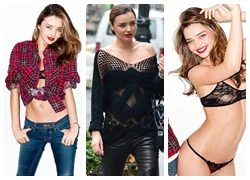 Miranda Kerr mặc sexy giữa cái rét 4 độ C