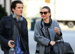 Miranda Kerr và Orlando Bloom vui vẻ bên nhau