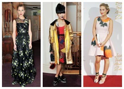 Mỹ nhân rạng rỡ trên thảm đỏ 'British fashion Awards'