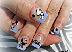 Nail họa tiết hoạt hình ngộ nghĩnh