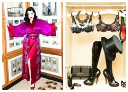 Ngắm tủ đồ của Dita Von Teese