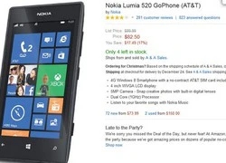 Nokia Lumia 520 giảm giá sốc còn 845 ngàn đồng