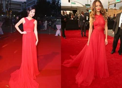 Phạm Quỳnh Anh mặc váy giống Rihanna