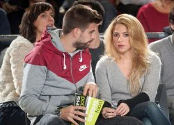 Pique và Shakira rủ nhau đi xem bóng rổ