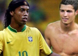 Ronaldinho &#8216;chọc ngoáy&#8217; Ronaldo