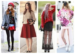 Sắc màu Xmas đã "phủ sóng" khắp streetstyle thế giới