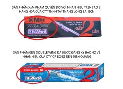 Sản xuất bóng đèn nhái, 1 công ty bị phạt 30 triệu đồng